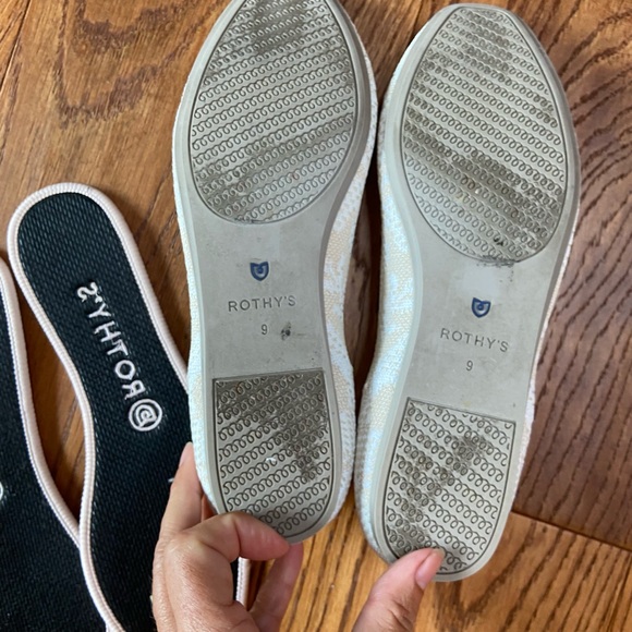 Rothy's The Square ballet flat in Lily, size 9 - Picture 6 of 8